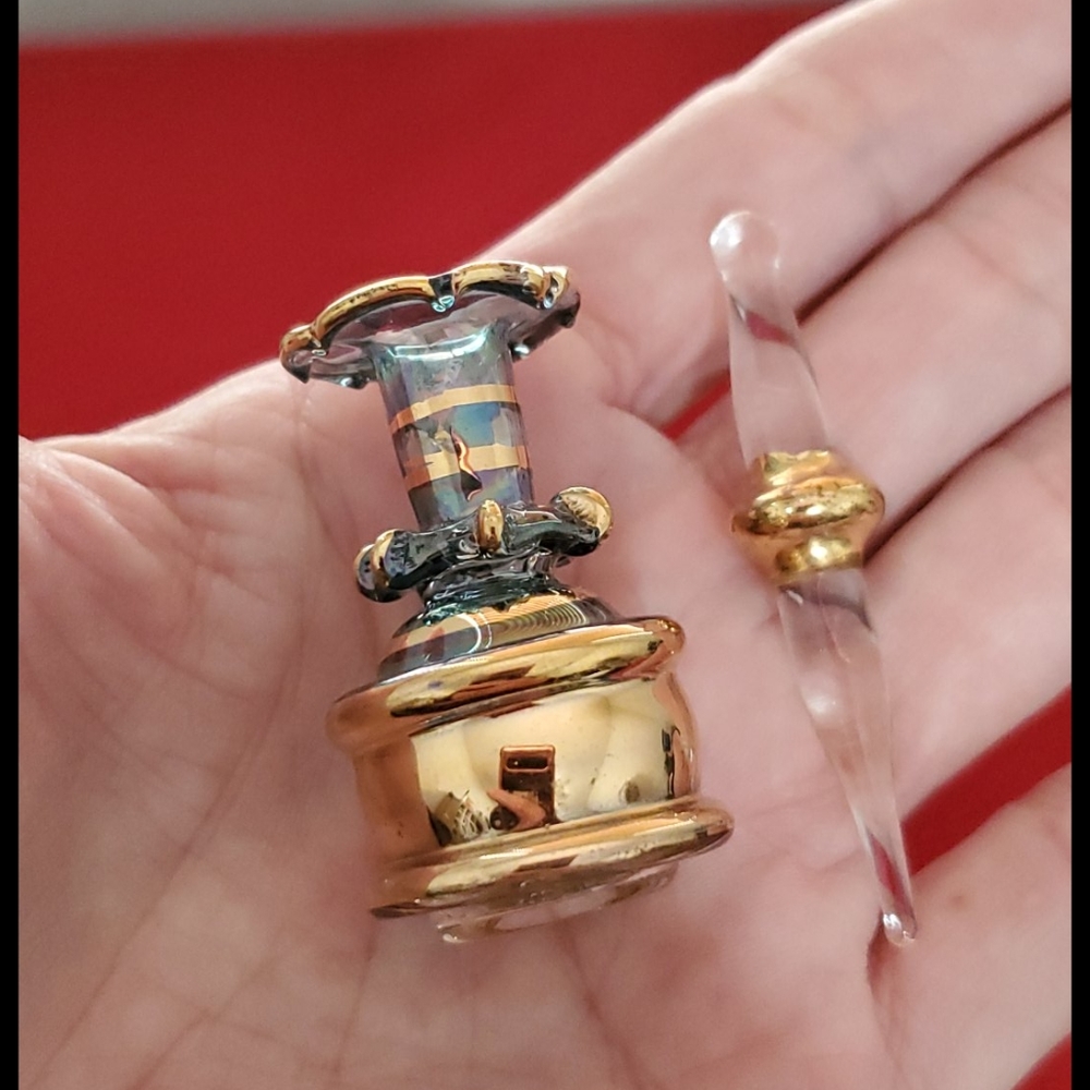 2 VINTAGE perfume bottles & 1 newer Egyptian•💎 - Picture 10 of 16